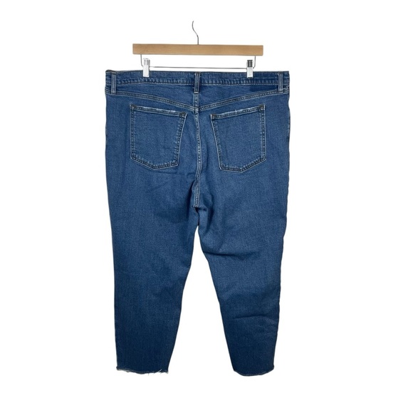 Abercrombie & Fitch The Mom High Rise Button Front Jeans Medium Wash Size 20 - Picture 12 of 12